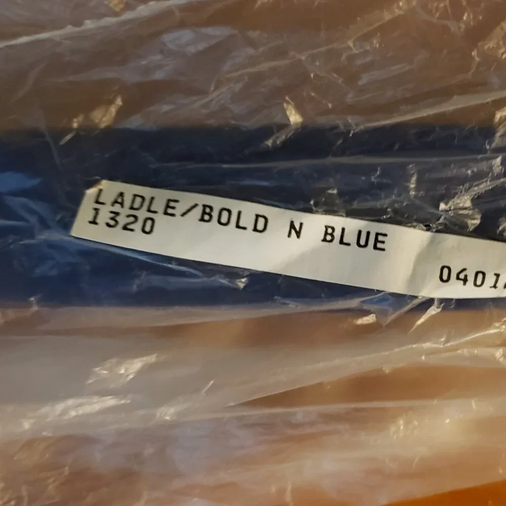 NWT Tupperware bold 'n blue ladle